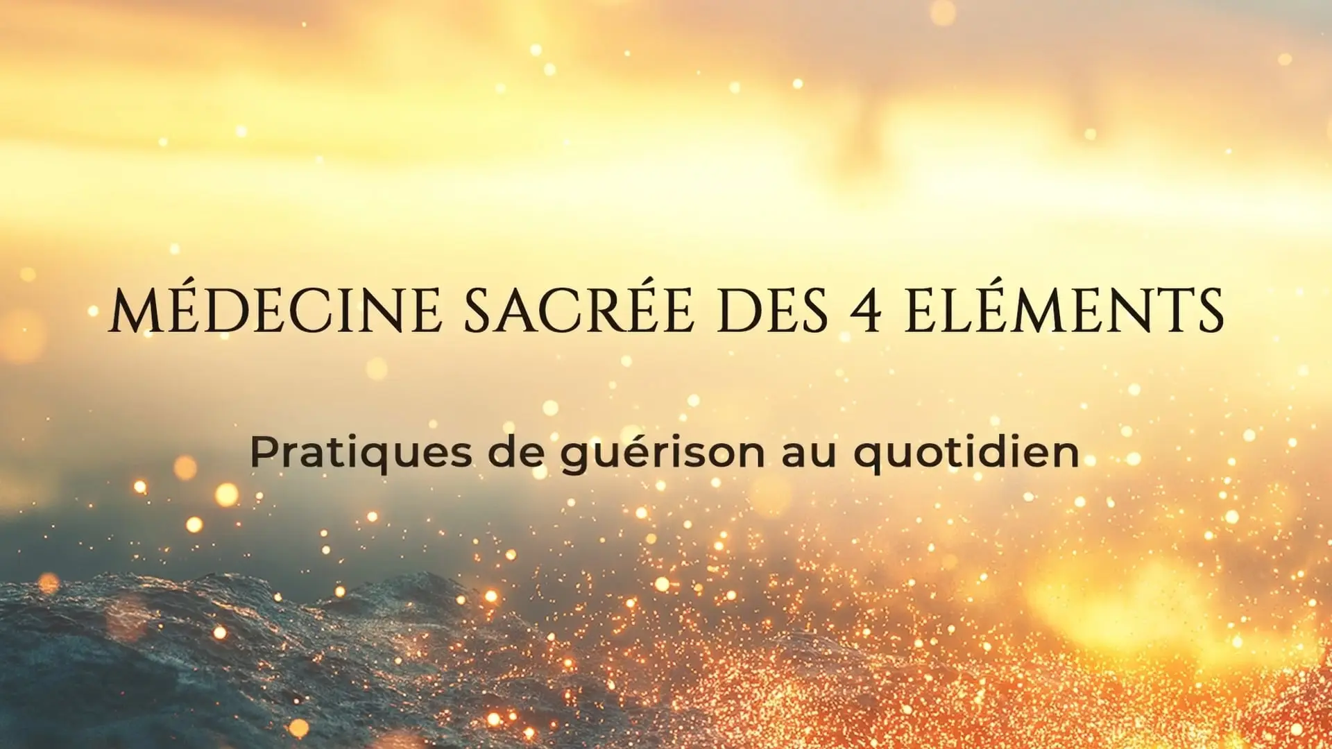 Guilhem-Cayzac-Reliance-Médecine Sacrée des 4 Eléments - Pratiques de guérison au quotidien